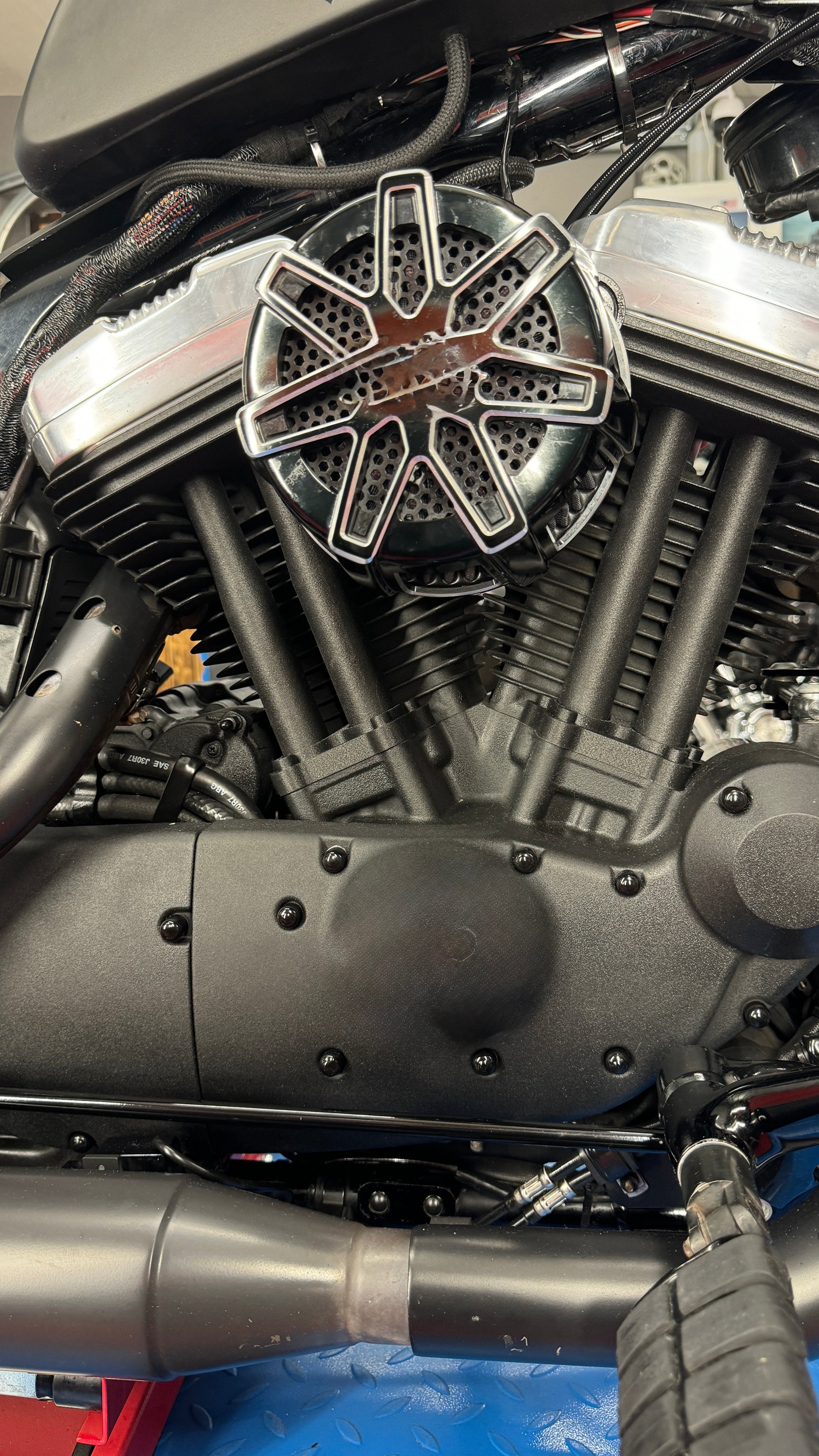 Sportster Push Rod cover von TSX Engineering