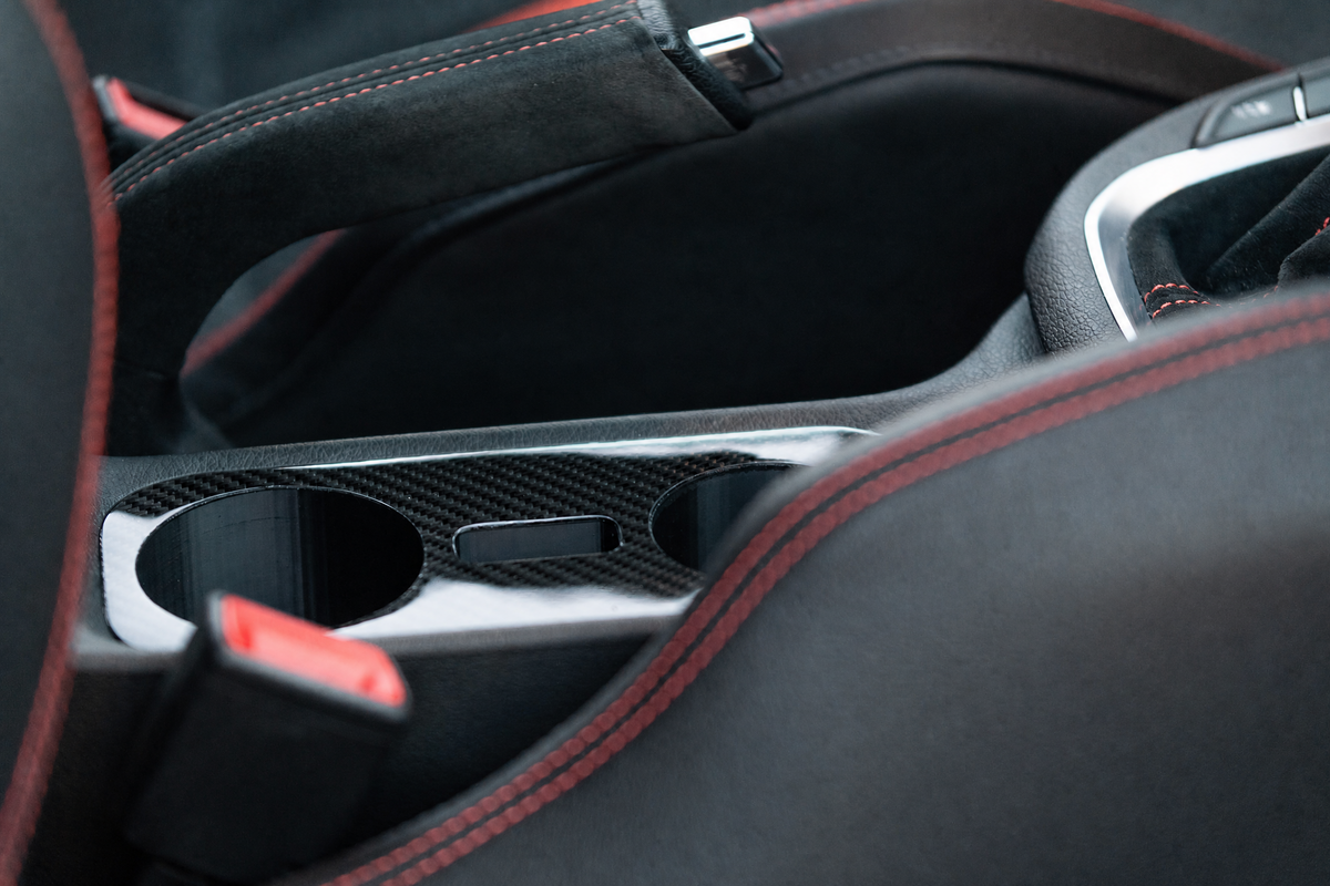 i30 N Carbon Fiber Cup Holder (mit Schlüsselfach)