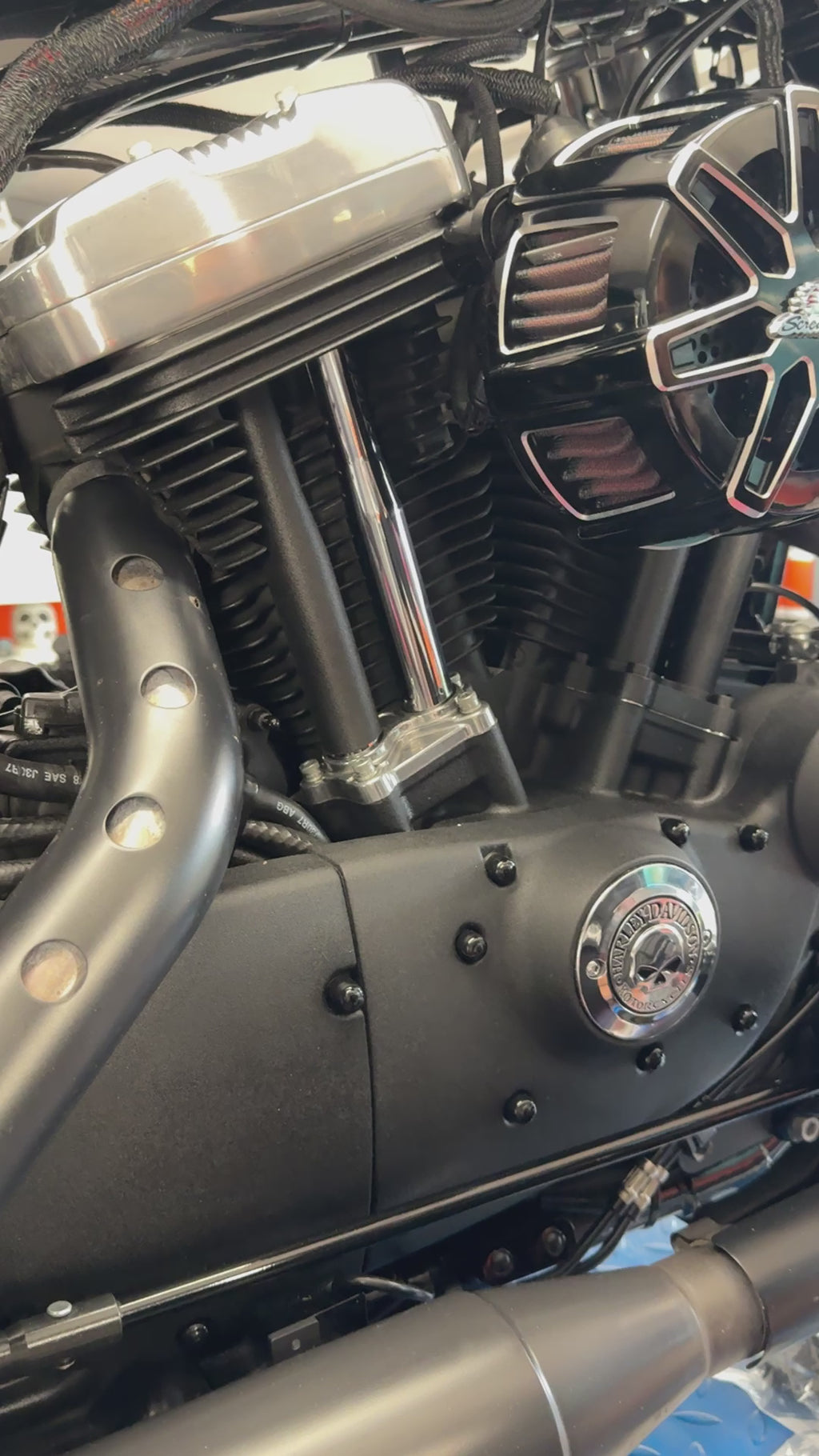 TSX Engineering Push Rod Cover - Harley Customizing